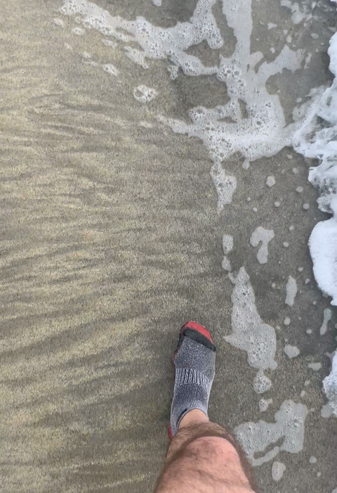 MyShockSox Barefoot, Minimalist Running Heat Acclimation. Vacation Running.